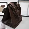 Sac fourre-tout en cuir surdimensionn&eacute;