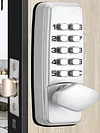 Metal Digital Door Lock Sturdy Waterproof Door Code Lock Durable for Home Office