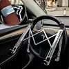 Car Steering Wheel Laptop Stand - Multi-Functional Foldable Small Table, In-Car Office Tablet Workstation