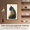 (US Only)Cat Printed Cross Stitch Kit 40x60cm DIY 11CT Embroidery Craft Set Home Decor