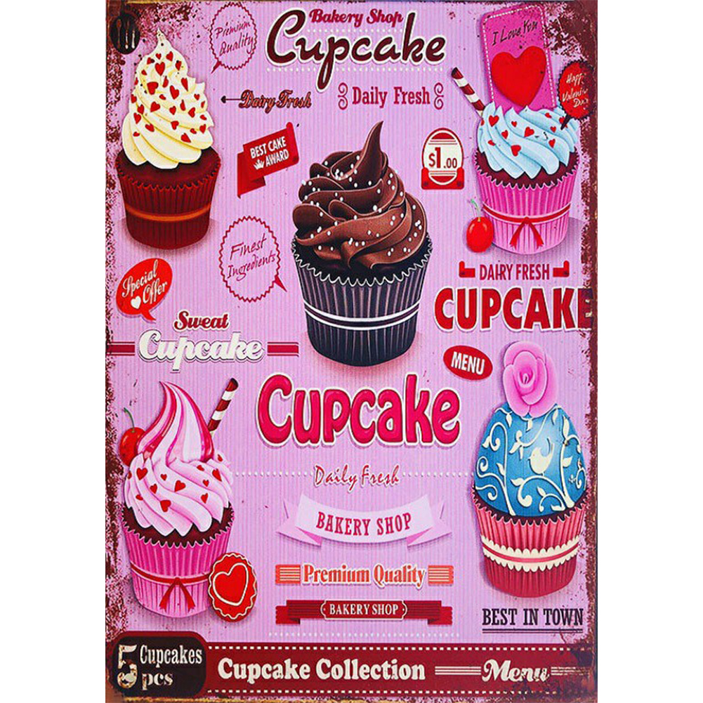 

Cupcake - Round Drill Diamond Painting - 35*50CM, 501 Original