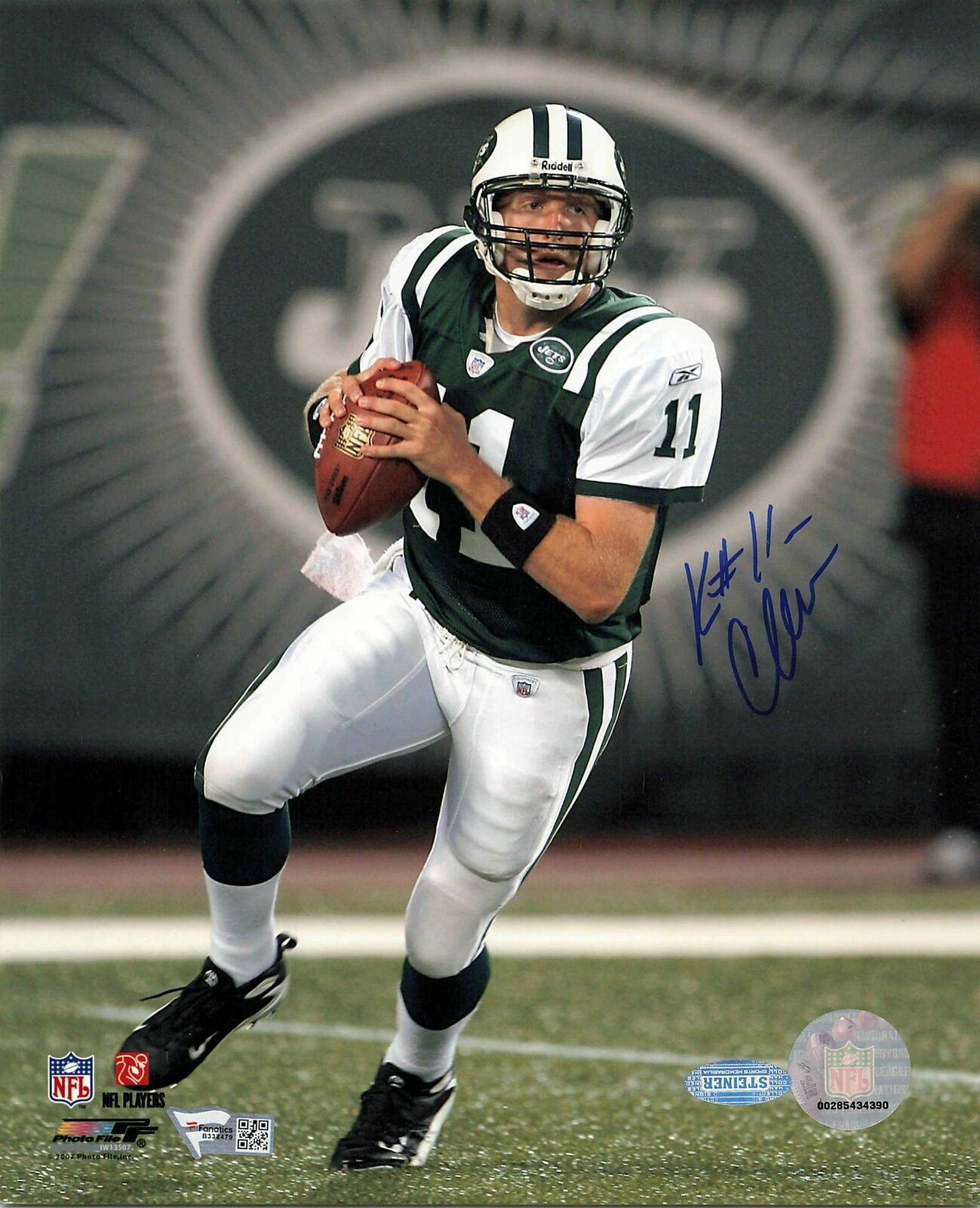 Kellen Clemens signed 8x10 Photo Poster painting Fanatics New York Jets Autographed