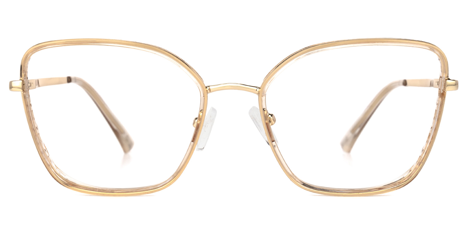 Felissa Gold Cateye Brille Gold