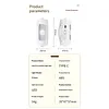 LED Magnetic Night Light Motion Sensor Wall Lamp Wireless Closet Light Rechargeable Magnetic Dimmable Step Lamp for Bedroom Hallway Stairs Lighting