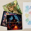 3PCS Witch Coloring Book Set Mindfulness Art Books for Adults 