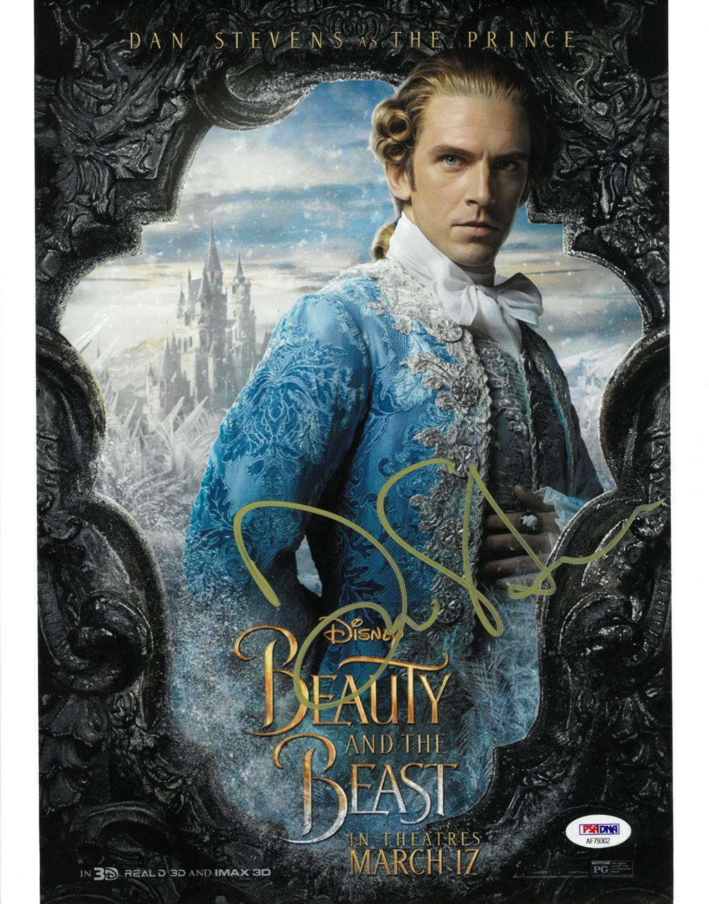 Dan Stevens Signed Beauty And The Beast Autographed 11x14 Photo Poster painting PSA/DNA #AF79302