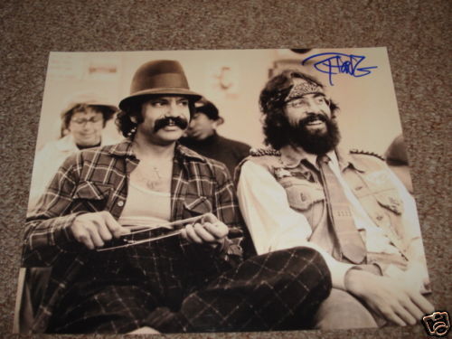 Cheech & Chong Tommy IP Signed Autographed 8x10 Photo Poster painting