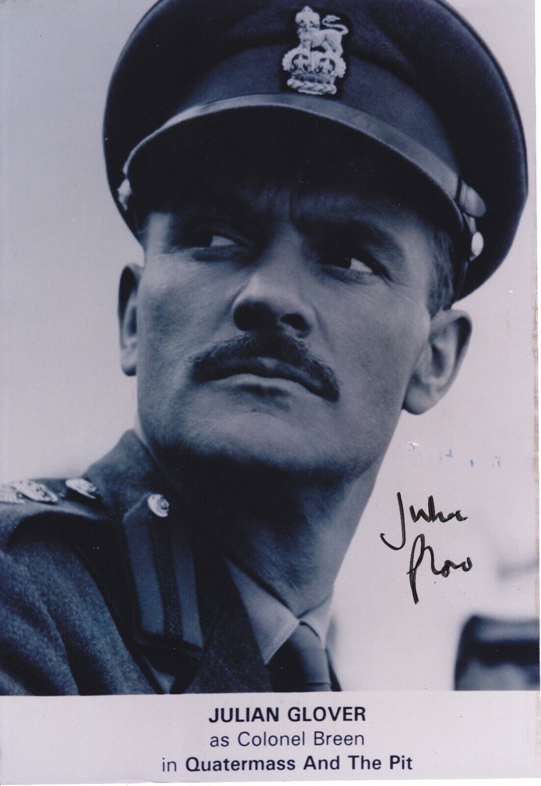 Quatermass And The Pit JULIAN GLOVER Signed Photo Poster painting - Colonel Breen -