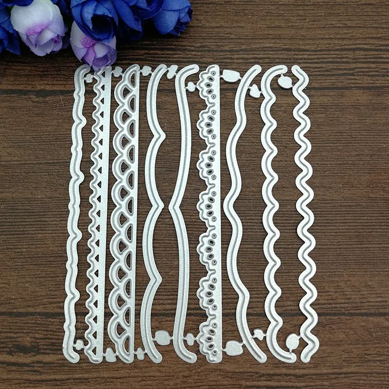 9pcs/Set Decorative Cards Metal Cutting Dies Stencils for DIY Scrapbooking/photo album Decorative Embossing DIY Paper Cards
