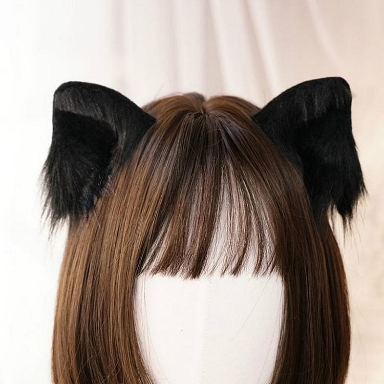 5 Colors Kawaii Plush Cat Ears Hair Clip SP14572