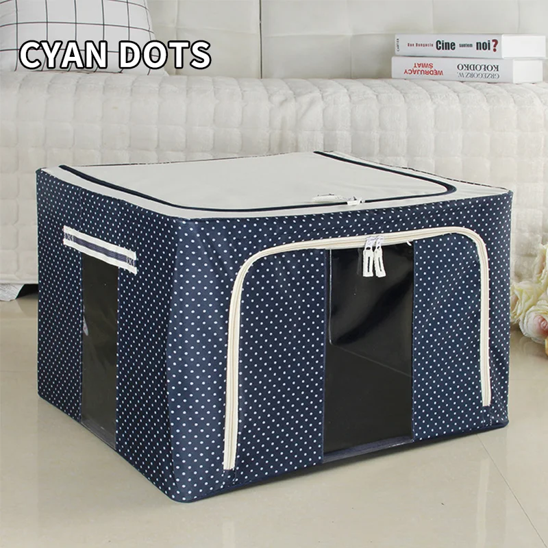 Multifunctional folding closet storage box