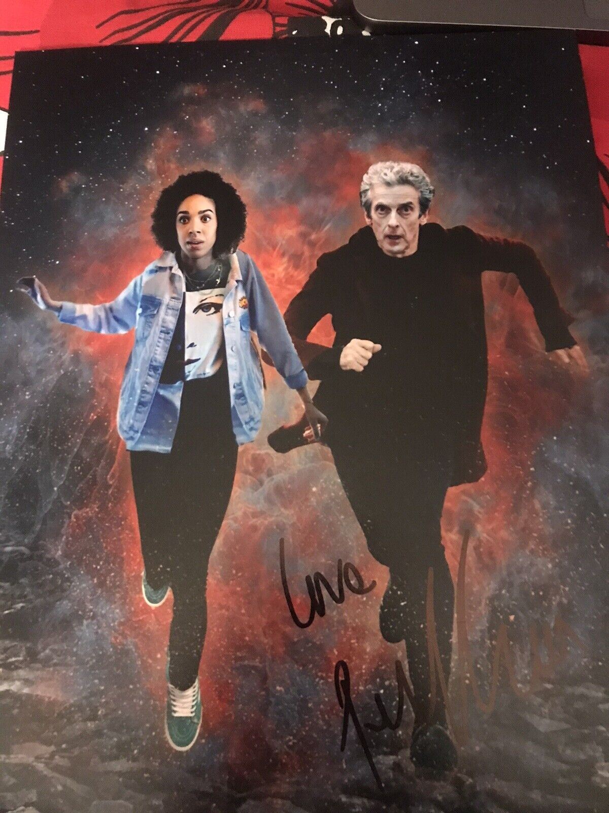 PEARL MACKIE as Bill Potts - Doctor Who 10x8 AUTOGRAPH Photo Poster painting