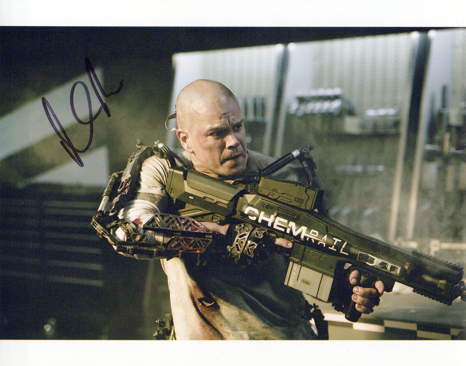 Matt Damon Elysium autographed Photo Poster painting signed 8x10 #7 Max