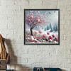 Diamond Painting-DIY Full Round Drill Plum Blossoms(40x40cm)