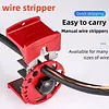 Universal Handheld Quick Stripper Portable Machine Wire Cable Cutter Stripping Rustproof with Anti-Slip Grip for 20 To 8AWG Scrap Copper Recycling