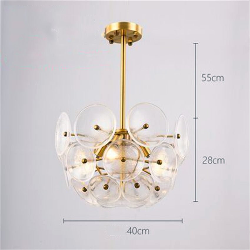Modern LED Glass Pendant Lights Lighting Bedroom Living Room Decoration Restaurant Pendant Lamp Kitchen Fixtures Hanging Lamp