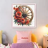 Cartwheel Poppy-11CT Stamped Cross Stitch 40*40cm/15.75*15.75in