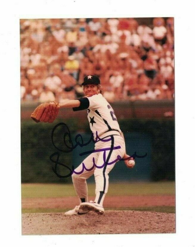 Don Sutton Houston Astros Signed Original 3x5 Baseball Photo Poster painting W/Our COA