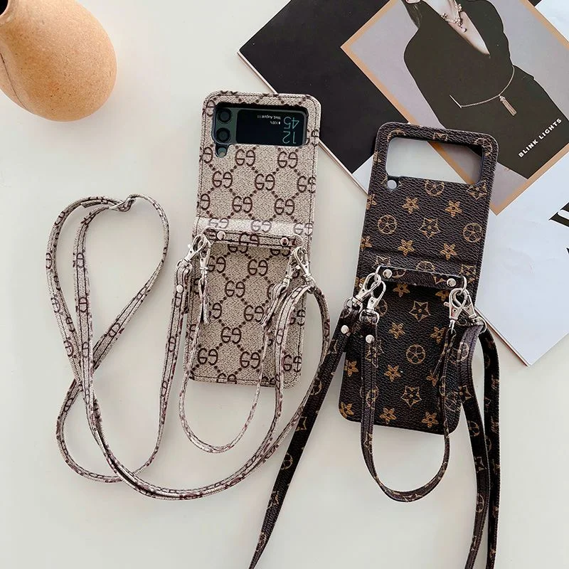 Fashion Print Folding Samsung Corssbody Case