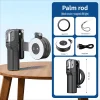 Variable focus magnetic selfie stick, mobile phone shooting aid, 3-in-1 stand