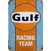 (Multi Style)Gulf Oil - Metal Tin Signs(8*12Inch/12*16Inch) - Garage