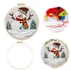 Christmas Snowman-Embroidery Kit