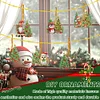 15Pcs Weihnachten Weihnachtsbaum doppelseitig - 5d DIY Handwerk Anhänger