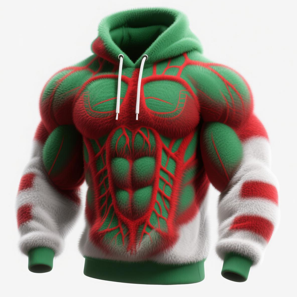 3D Print Christmas Hoodie-inspireuse