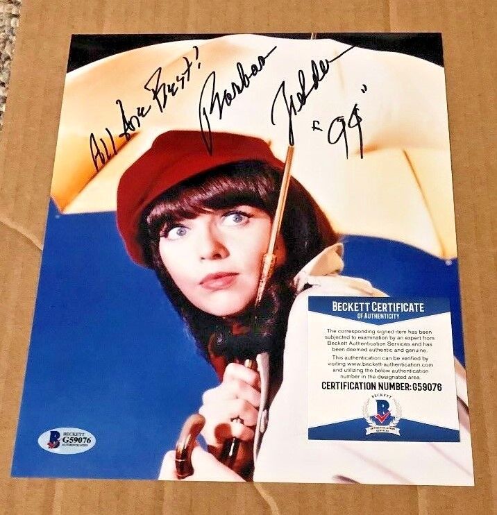 BARBARA FELDON SIGNED GET SMART AGENT 99 8X10 Photo Poster painting BECKETT CERTIFIED