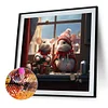 uk.everydayedeals (Limited Stock)Diamond Painting - Round AB Drills - Winter Night Mouse(45*45cm)