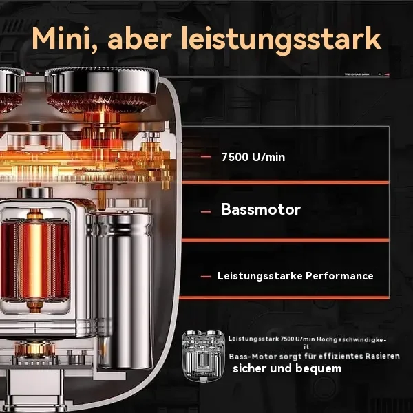 Neuer, verbesserter USB-Minirasierer f&uuml;r 2025, Taschenrasierer