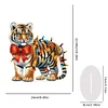Diamond Painting Acrylic Christmas Tiger Desktop Kits for Home Decor