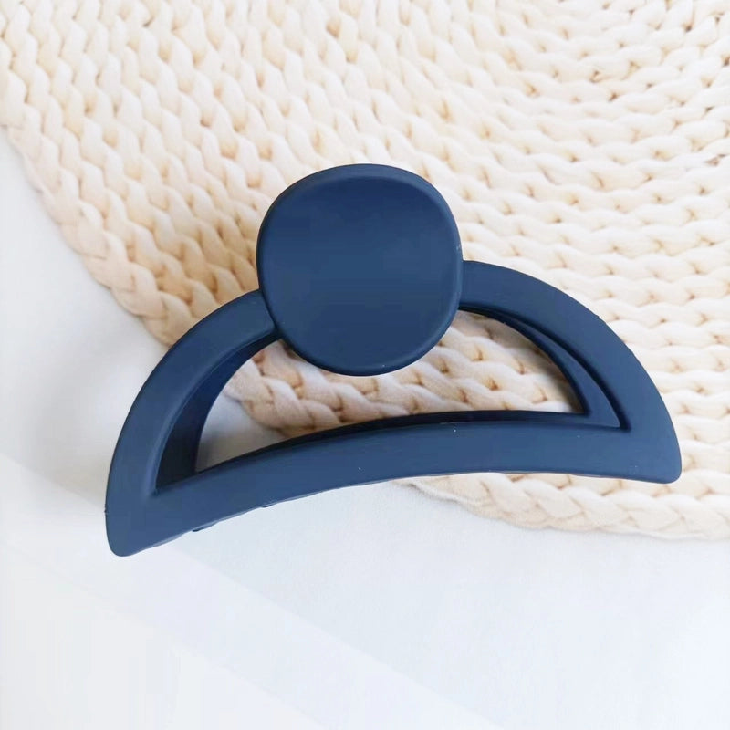 Milk Tea Color Grab Clip Girl’s Hair Grab Head Shark Clip Summer Hair Clip Hair Accessories