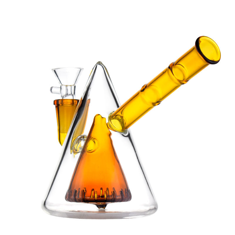 VOLCANO BONG 6" -Brown Color