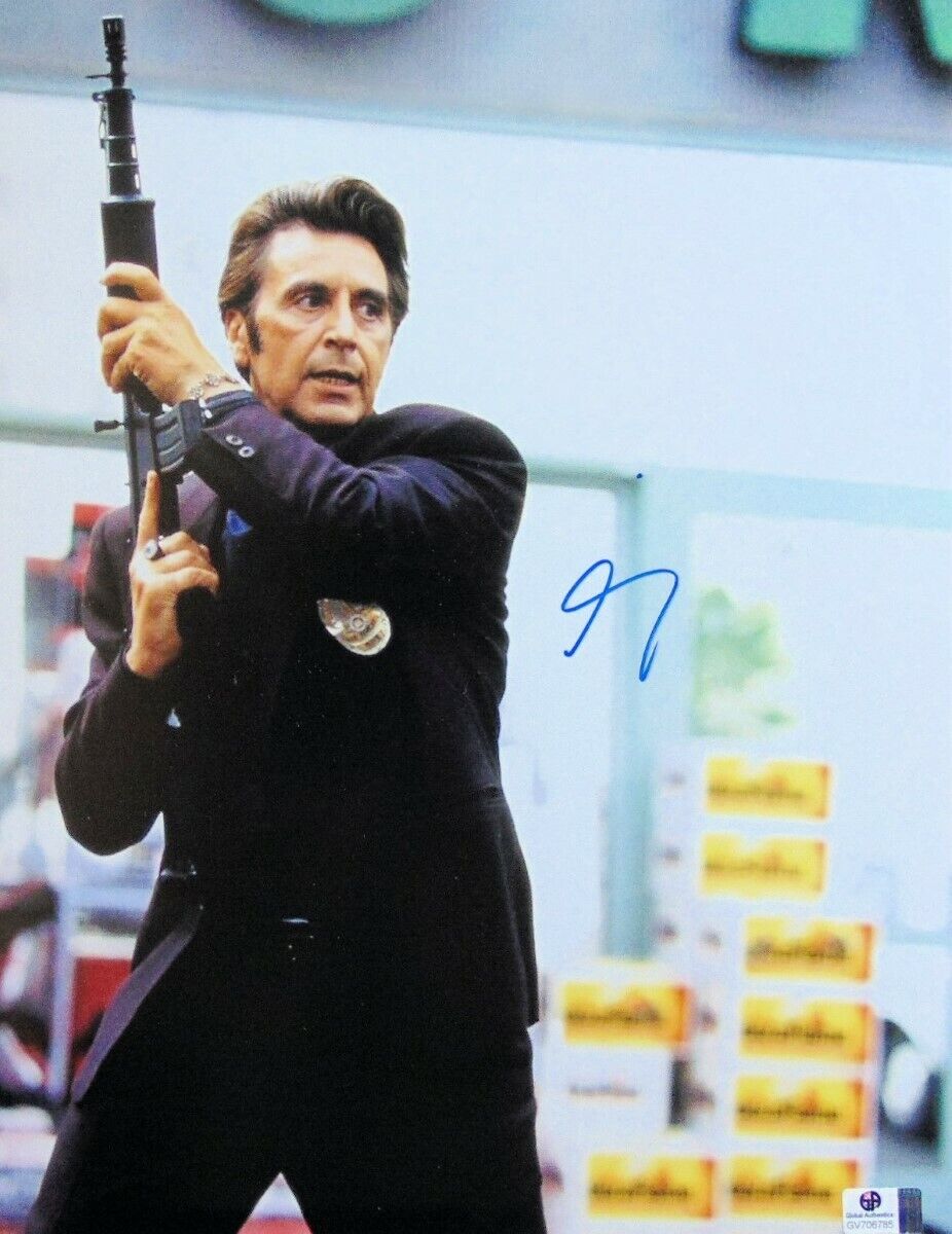 Al Pacino Signed Autographed 11X14 Photo Poster painting Heat Vincent Hanna w/Gun GV706785