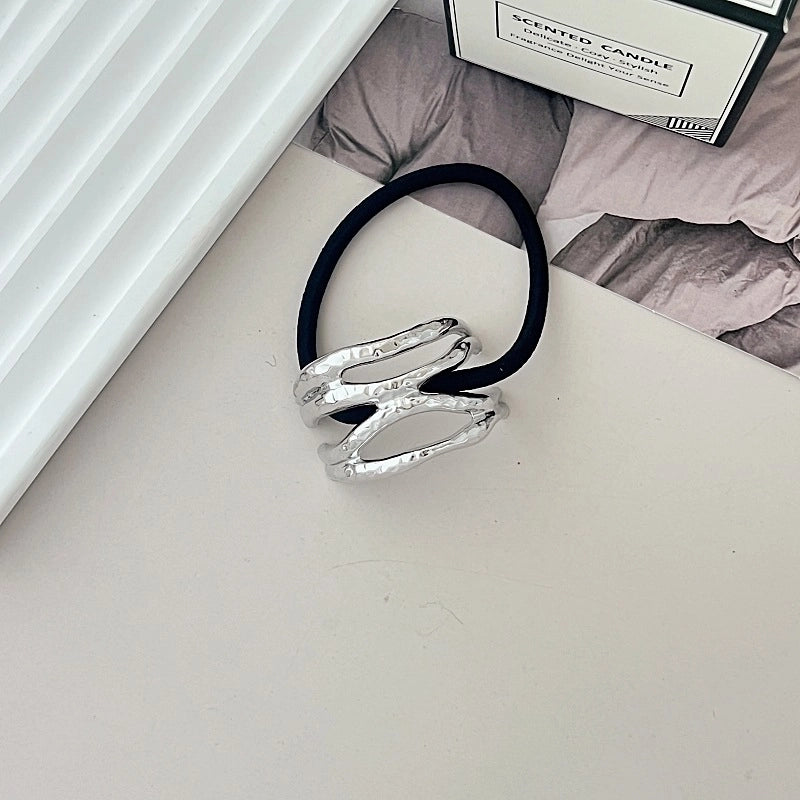 Women’s Minimalist IG Style Solid Color Zinc Alloy Hair Tie