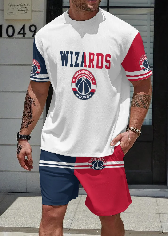 Washington Wizards Limited Edition Top And Shorts Two-Piece Suits