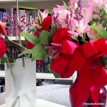 Acrylic Book Shaped Vase