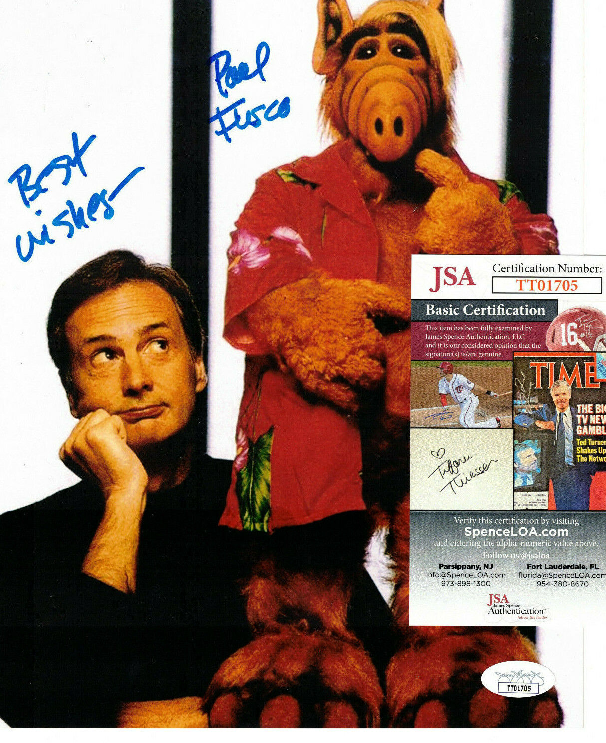 Paul Fusco Authentic Signed 8x10 Photo Poster painting Autographed, Creator, Voice, ALF, JSA COA