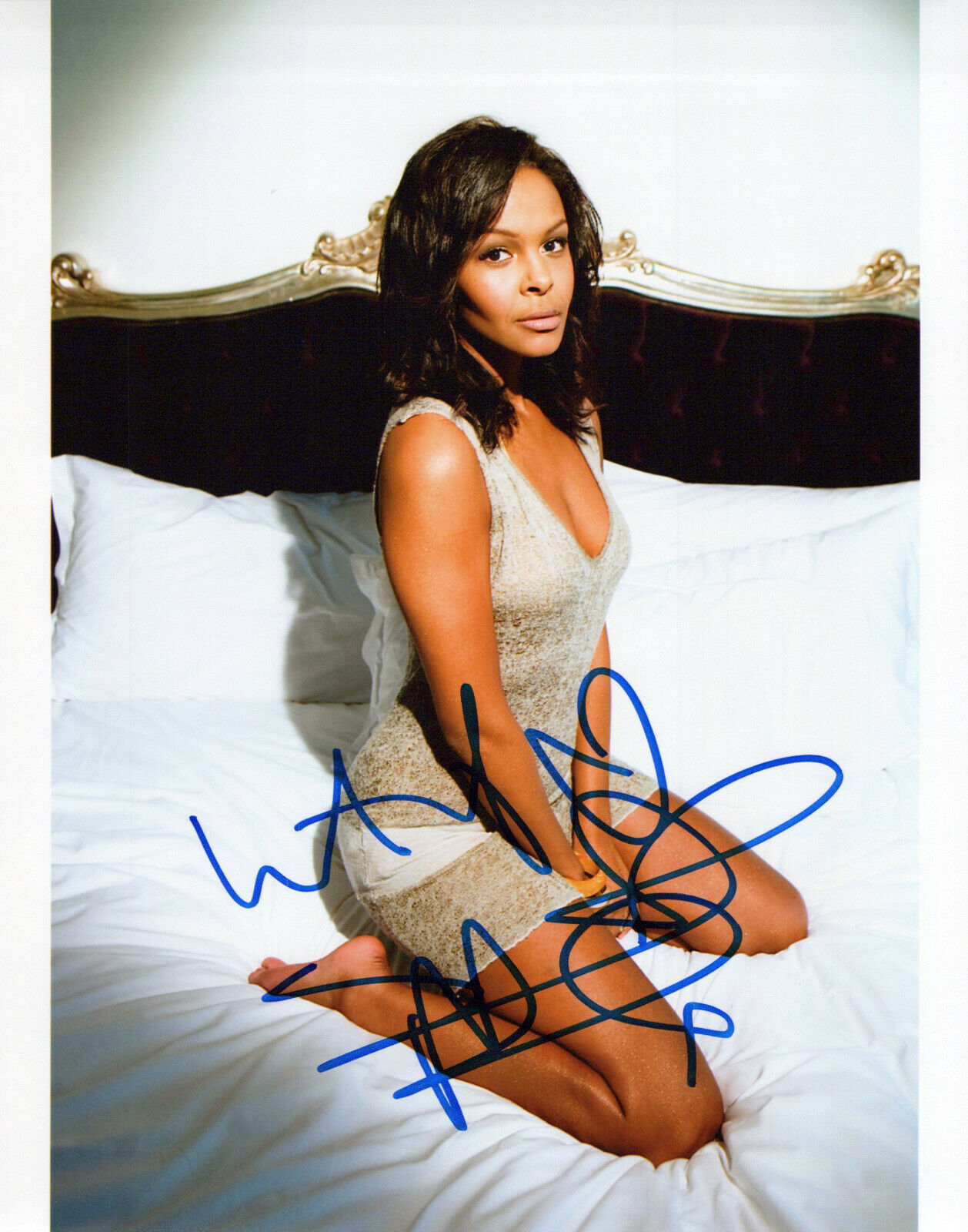 Samantha Mumba glamour shot autographed Photo Poster painting signed 8X10 #13