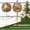 2pcs/set DIY Diamond Painting Double-Sided Suncatcher Hanging Ornament, Crystal Pendant Home Decor Set