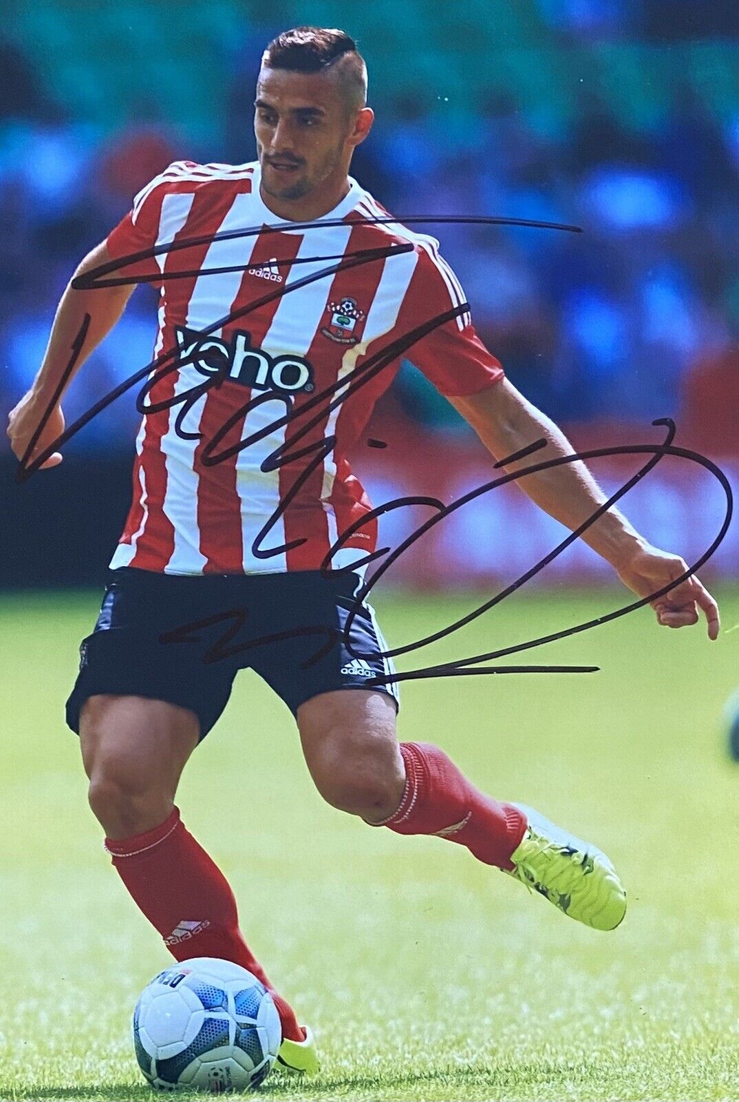 Dusan Tadic Genuine Hand Signed Southampton 6X4 Photo Poster painting