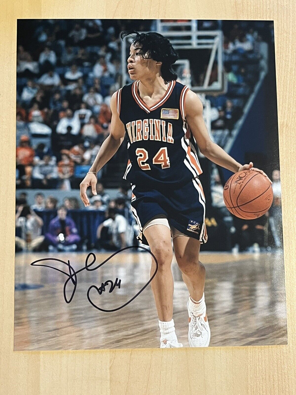 DAWN STALEY HAND SIGNED 8x10 Photo Poster painting AUTOGRAPHED VIRGINIA BASKETBALL LEGEND COA