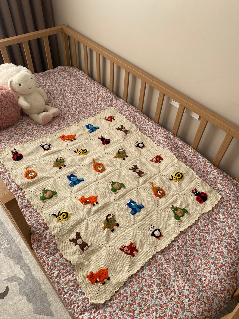 Crochet Baby Blanket, Crochet Baby Blanket Handmade, Elephant Baby Blanket Crochet, Baby Blanket Crochet Handmade, Hand Crochet Baby Blanket image 7