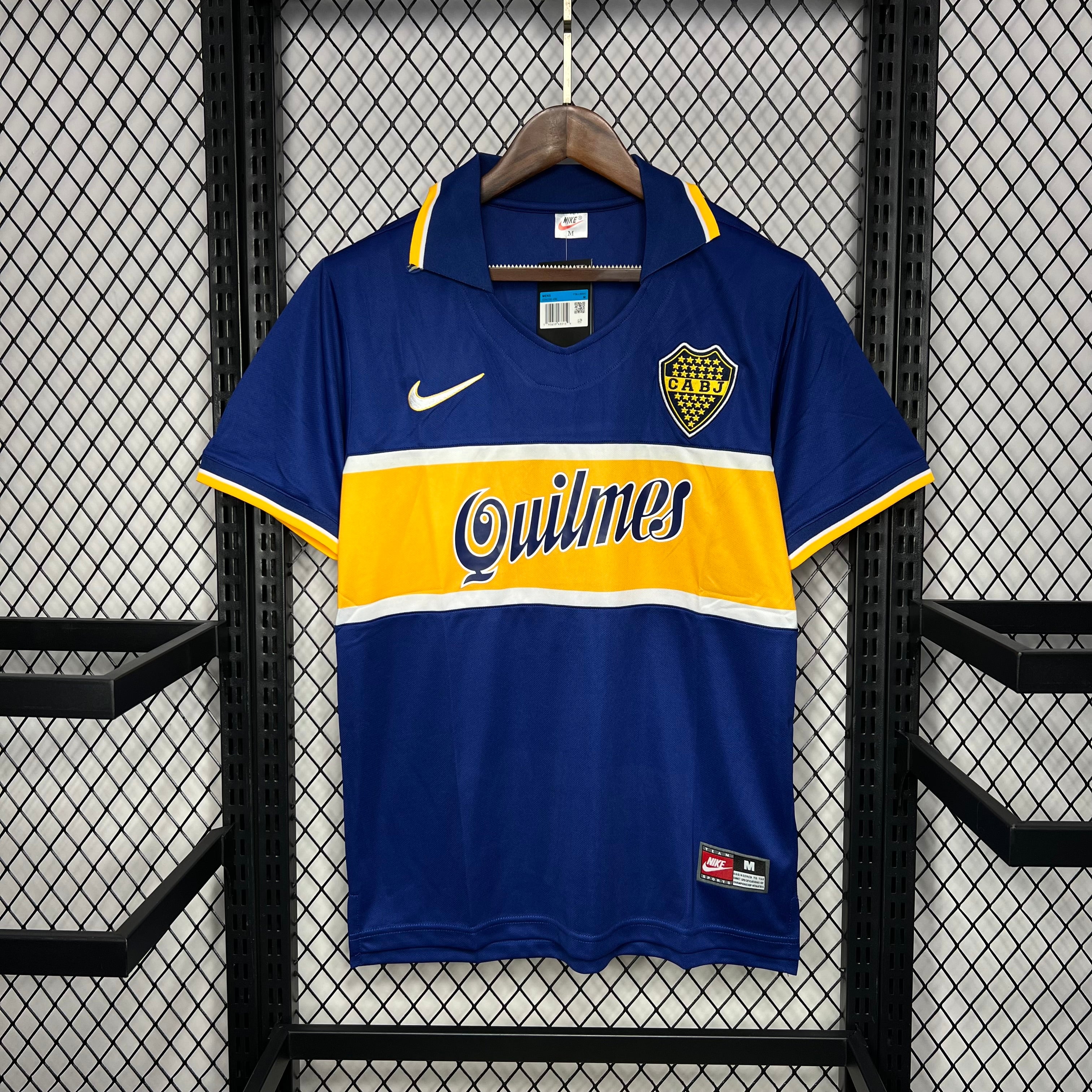 Boca Juniors Maillot Foot Retro 1996 1997 Maillot De Fou, site maillot de foot pas cher
