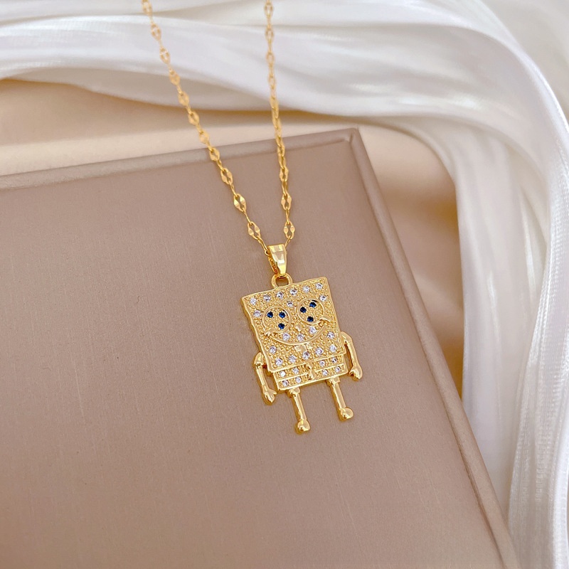 Moon Geometric Stainless Steel Stainless Steel Necklaces