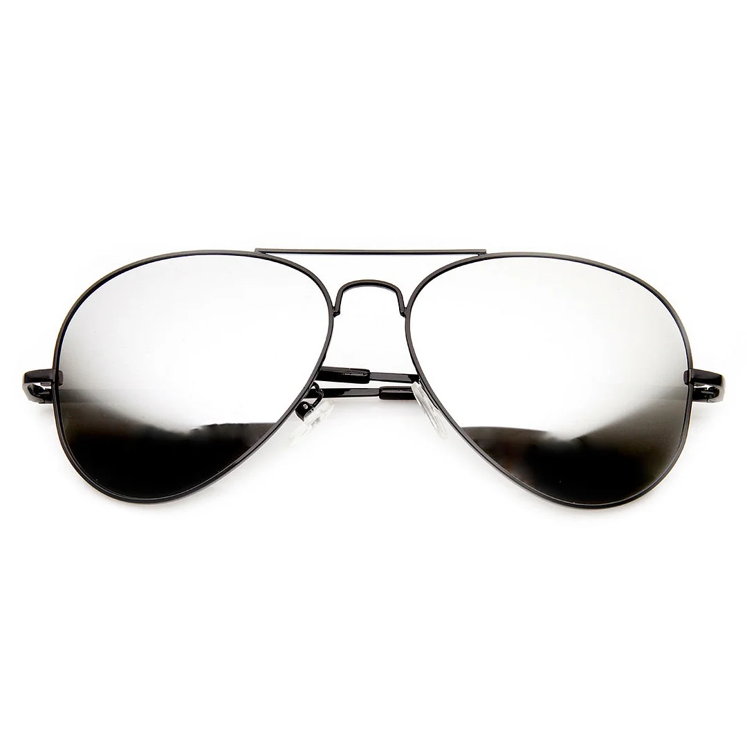 FULL MIRROR Mirrored Metal Aviator glasses