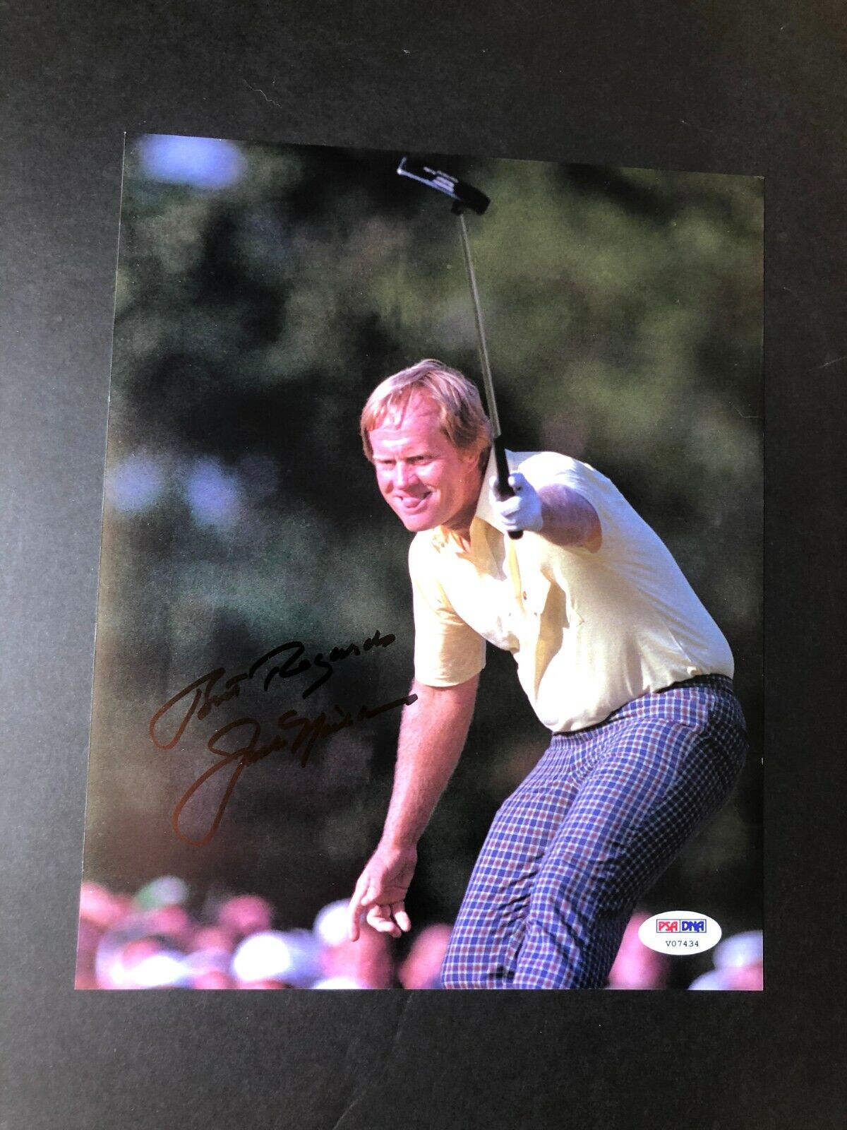 Jack Nicklaus Rare! signed autographed PGA golf Masters 8x10 Photo Poster painting PSA/DNA LOA