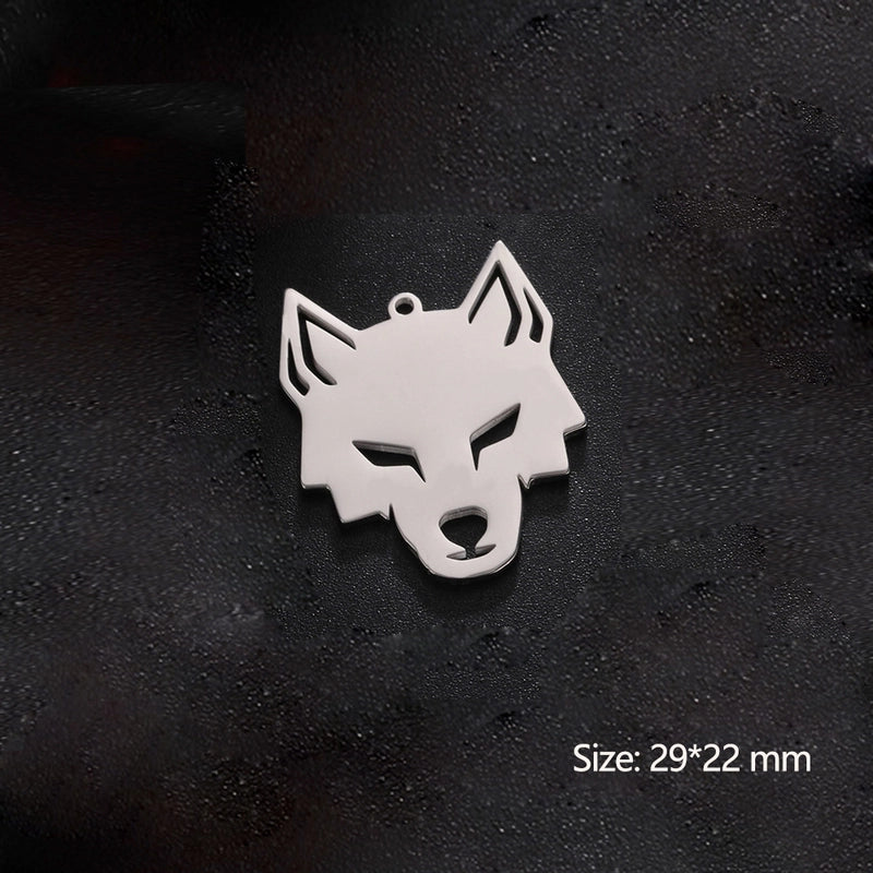 1 Piece 304 Stainless Steel Animal Pendant Jewelry Accessories