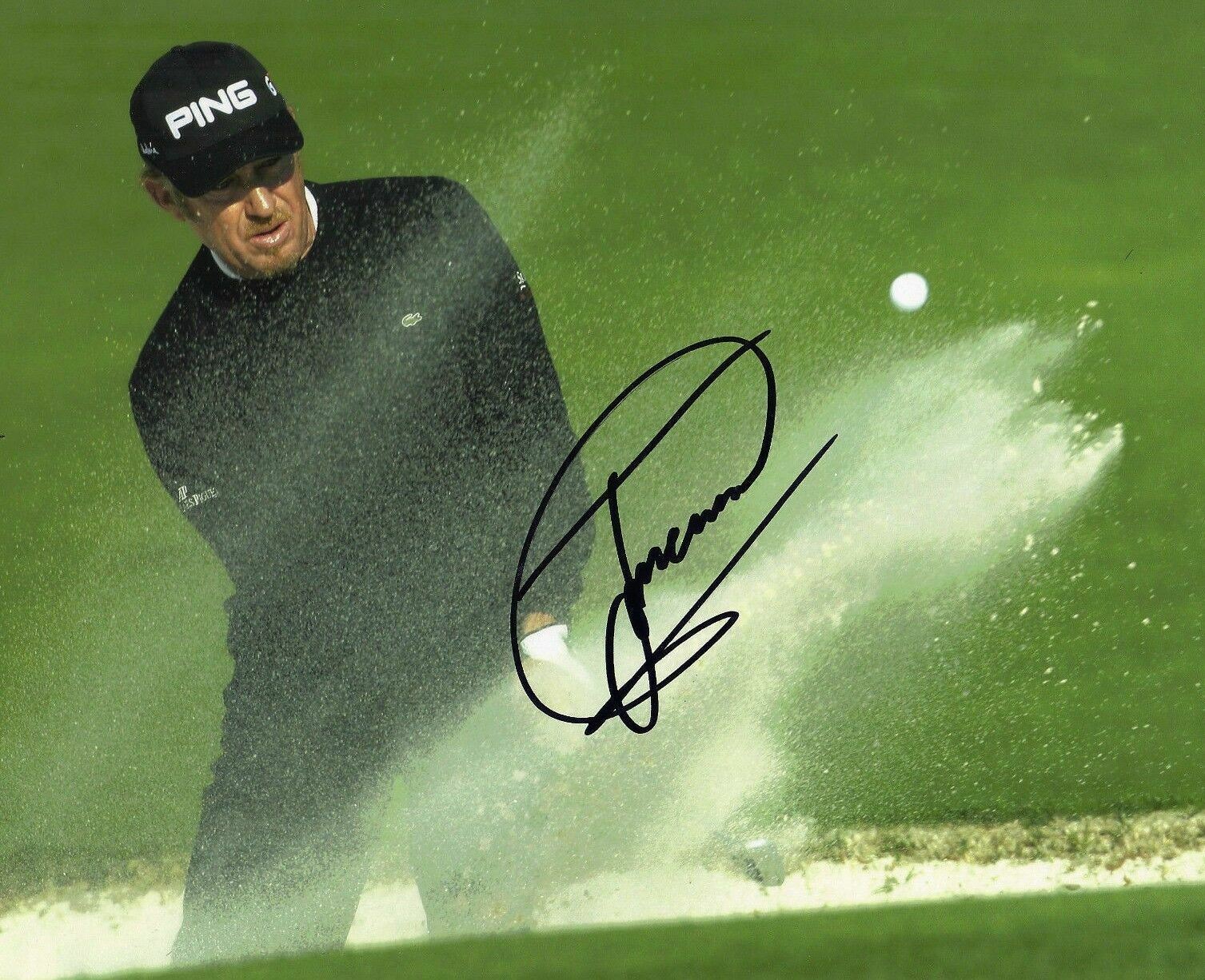 Miguel Angel Jimenez SIGNED 10X8 Photo Poster painting Ryder Cup Legend AFTAL COA (3045)